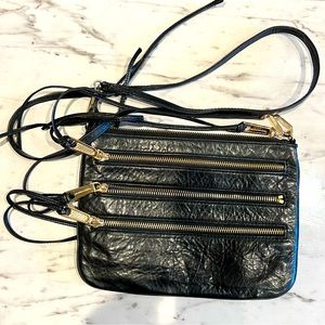 Rebecca Minkoff black crossbody leather bag